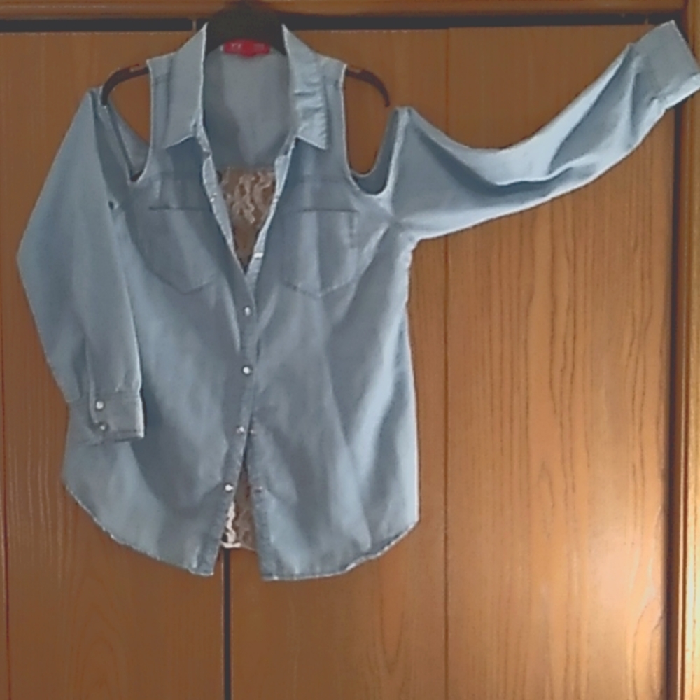 Denim n Lace women's shirt